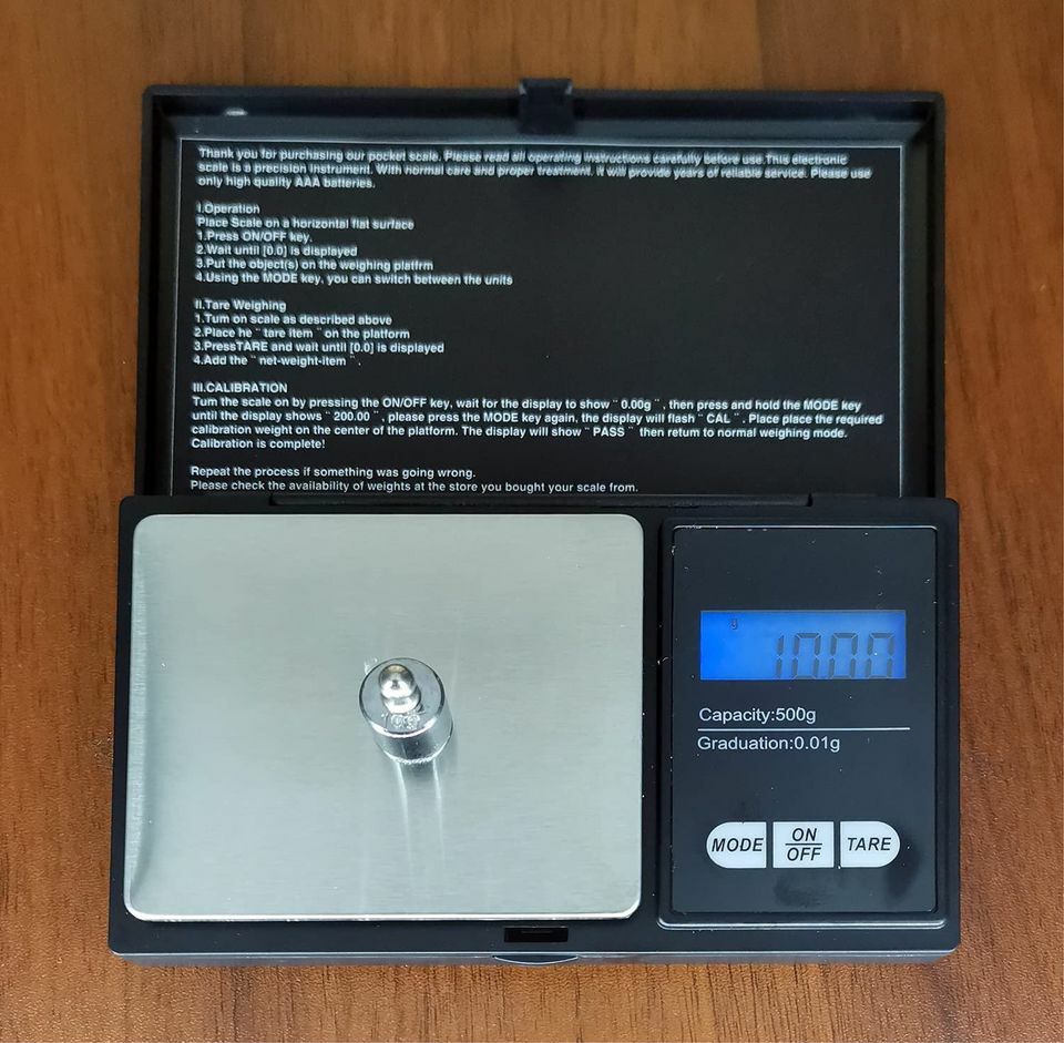 Digital Scale 0.01-500g for Kitchen Jewellery, Drug, Tea,Yeast,Gold, Coffee MORE gallery