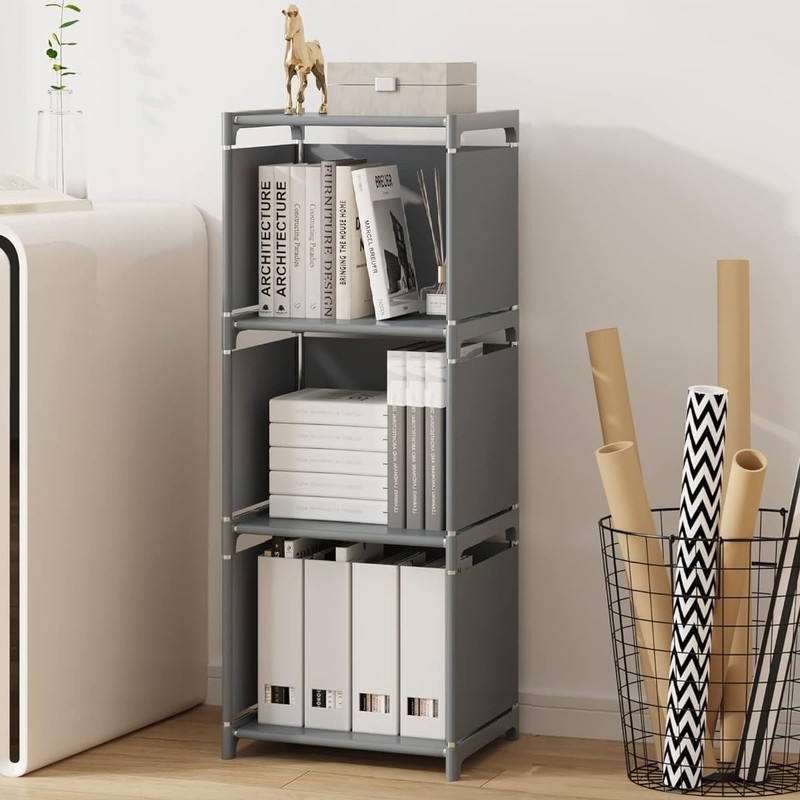 Elegant 3-Cube Storage Organizer for Compact Living Spaces - Durable & Stylish gallery