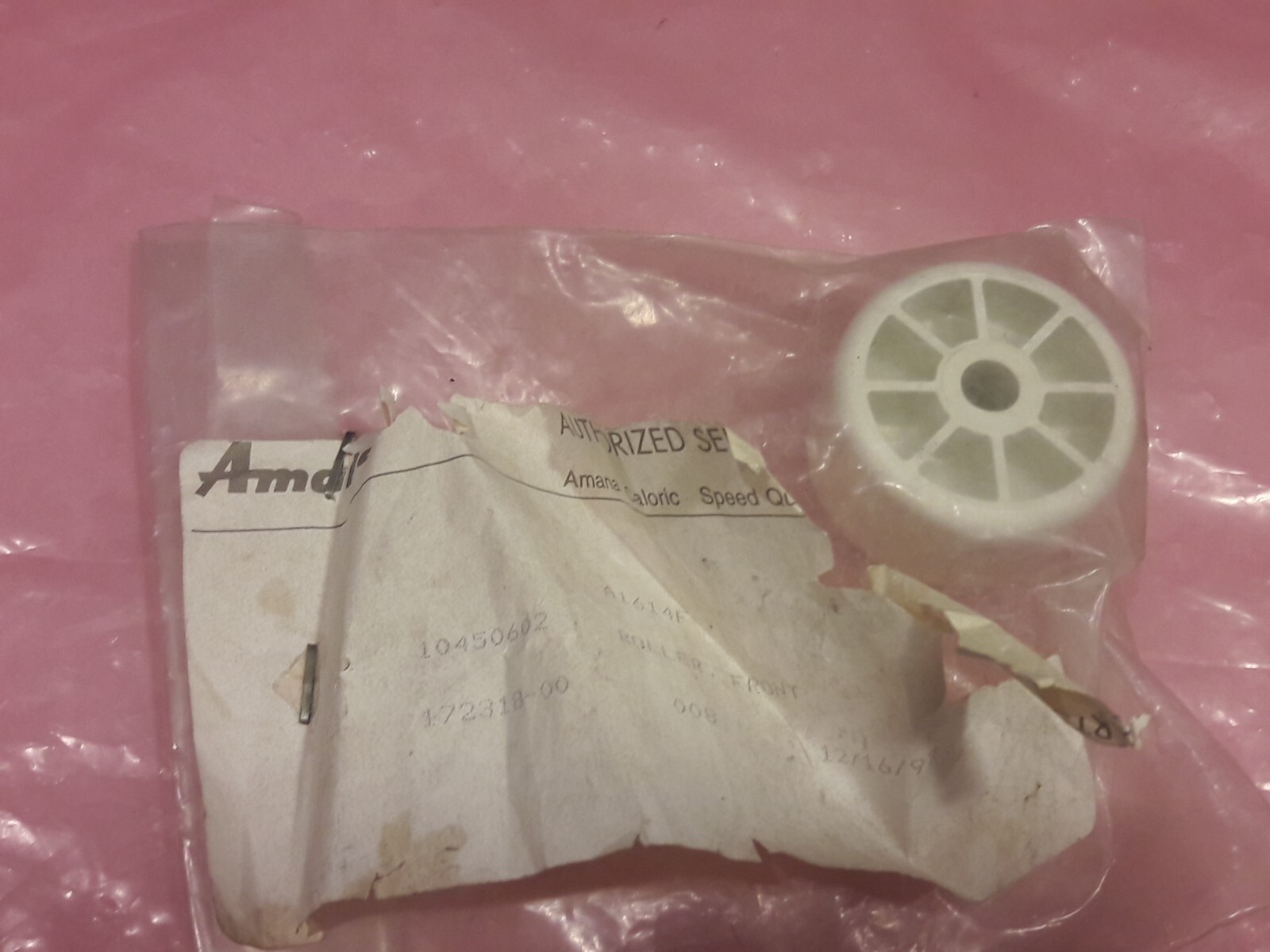 10450602-WP10450603 Maytag Amana Refrigerator Wheel FACTORY PART IN FACTORY BAG gallery
