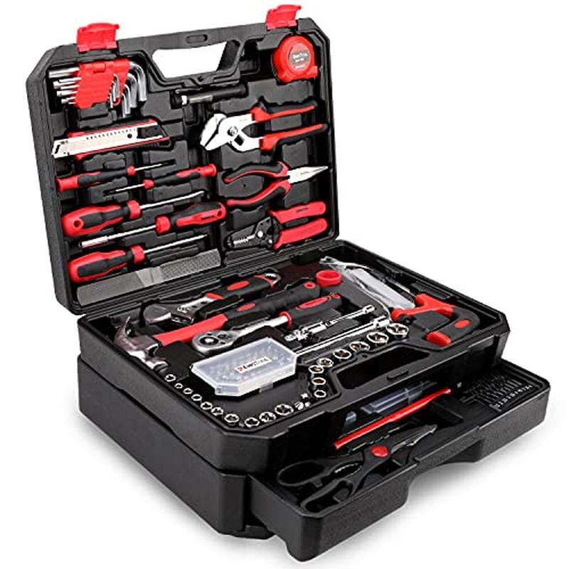 325 Piece Home Repair Tool Kit Toolbox Storage Case W/ Drawer Homeowner Diyer US gallery