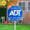 ADT Security Sign - Heavy Duty 28" 100% Aluminum Yard Sign with Stake for Weathe gallery