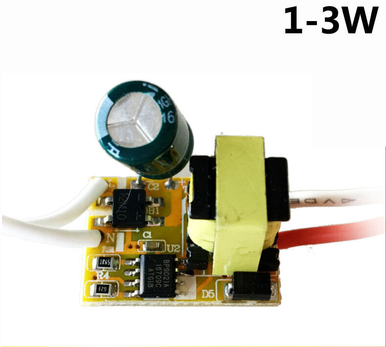 LED Driver Input AC85-265V Power Supply Constant Current E&C DIY 1-5Packge 1-36W gallery