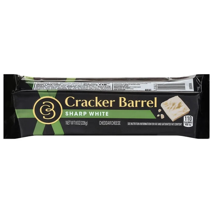 2 pack Cracker Barrel Sharp White Cheddar Cheese, 2x8 oz Block (1 pound) gallery