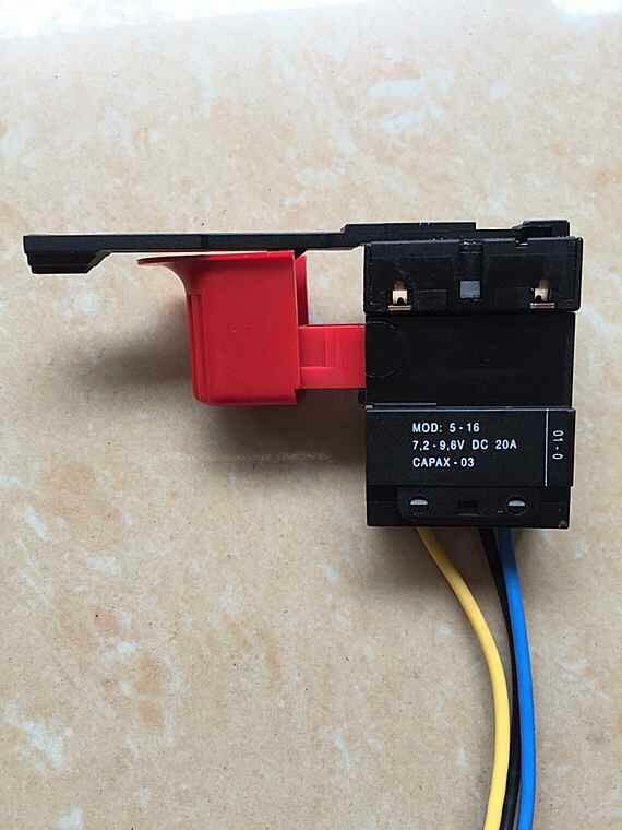 1PC For Electric Tools CAPAX03 7.2V-9.6V DC 20A Trigger Switch gallery