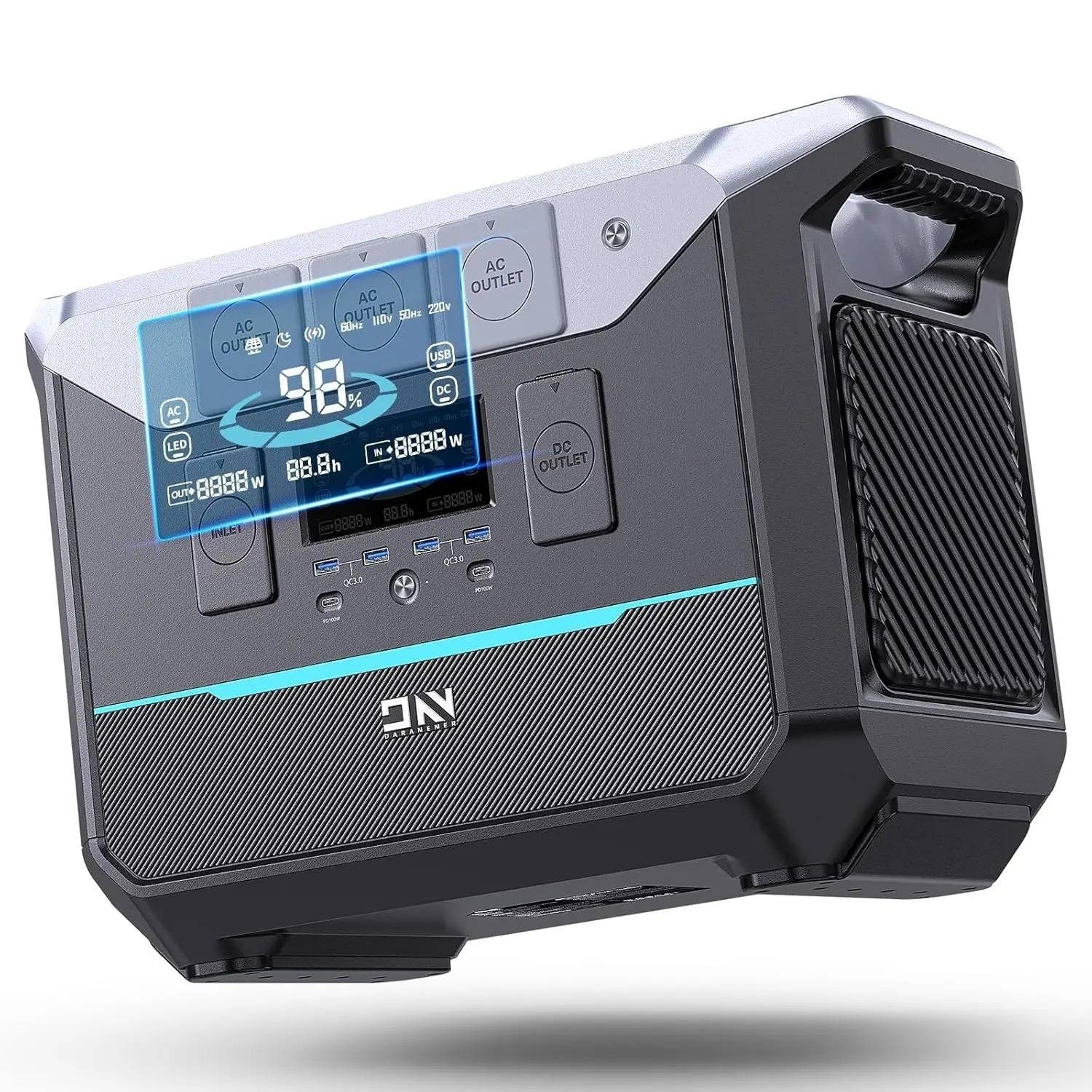 Portable Power Station 1800W Fast Charging Solar Generator Life BatteryGenerator gallery