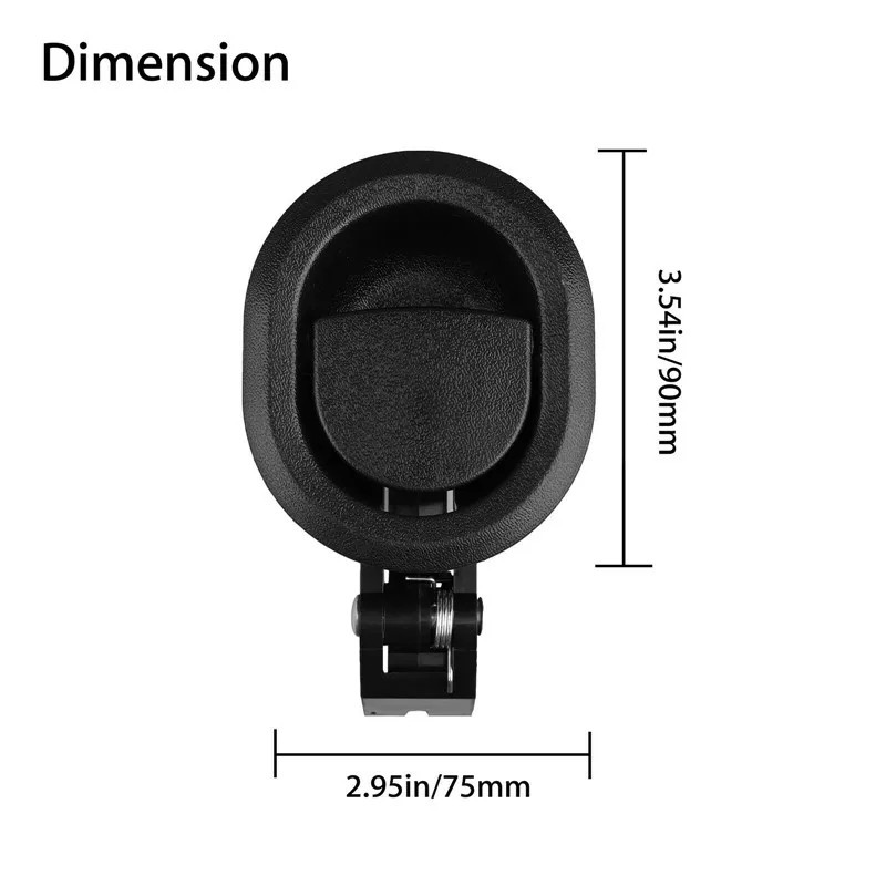 Universal Recliner Pull Handle Sofa Chair Release Lever Replacement Black gallery