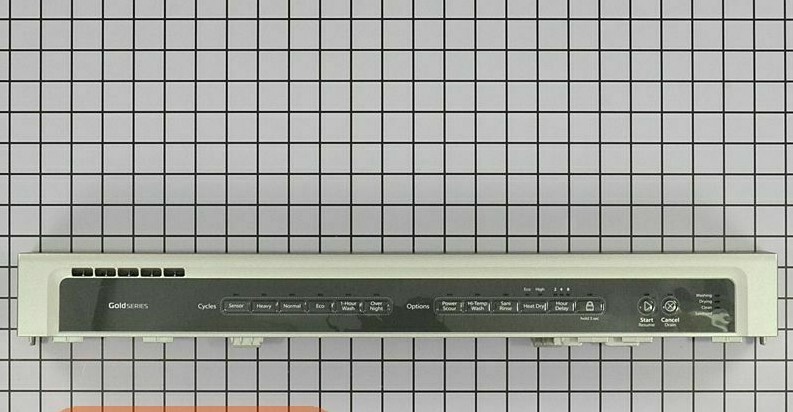 KITCHENAID Dishwasher Touch Interface CONTROL PANEL BISCUIT W10380298