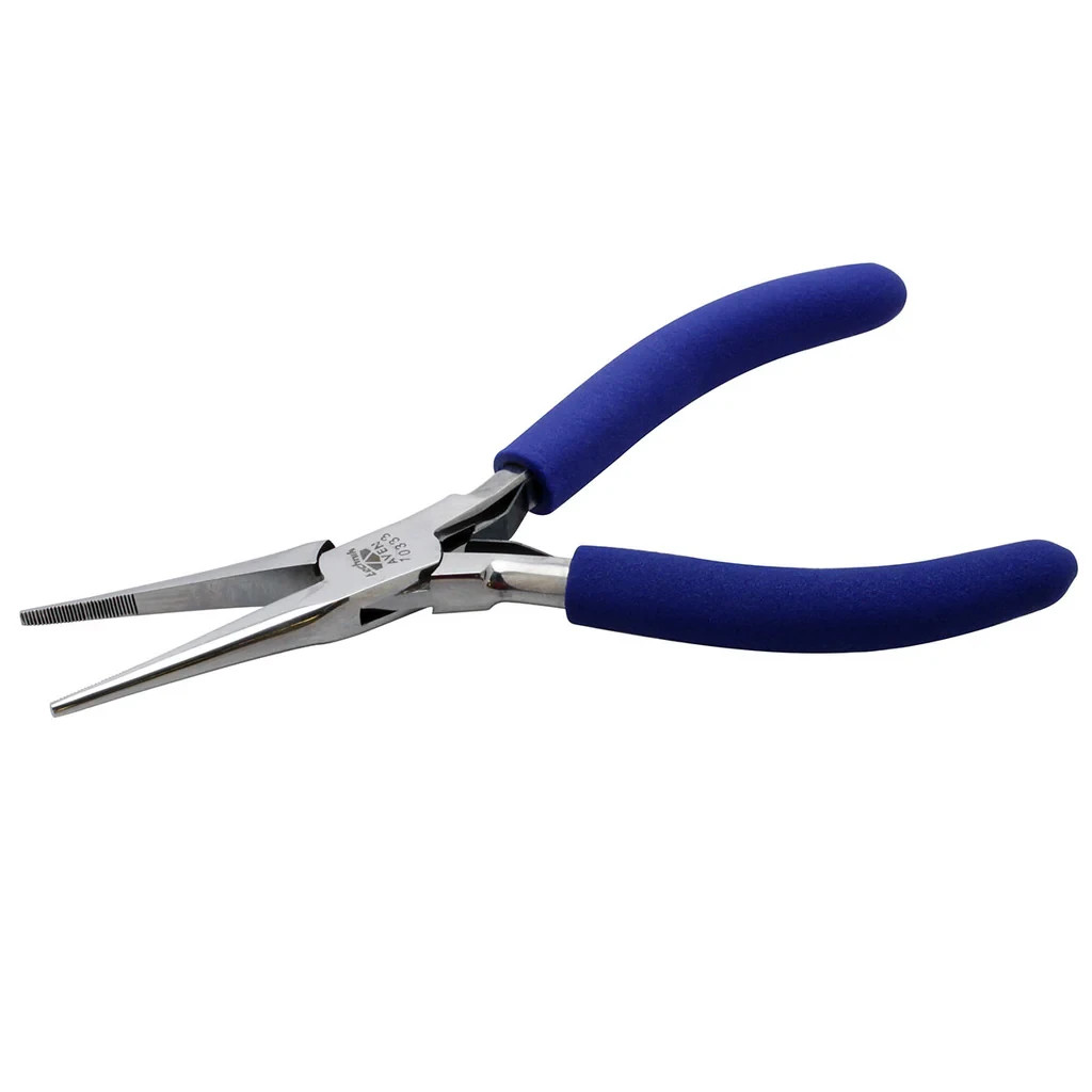 Aven 10333 Technik Stainless Steel Chain Nose Pliers, Serrated Jaw, 6in. (152mm) gallery