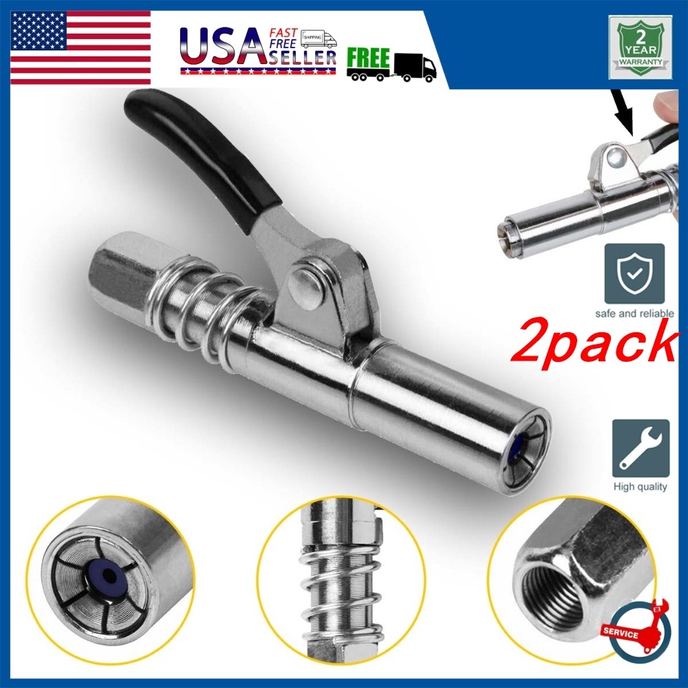 Grease Gun 2pack Coupler XL - Extra reach recessed grease fittings 10,000 PS gallery