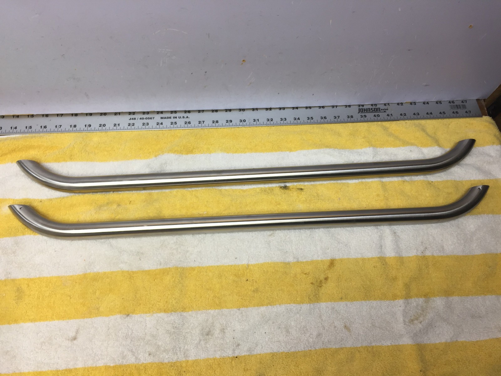 Genuine Refrigerator GE Door Handle SET Part#WR12X10744 free shipping gallery