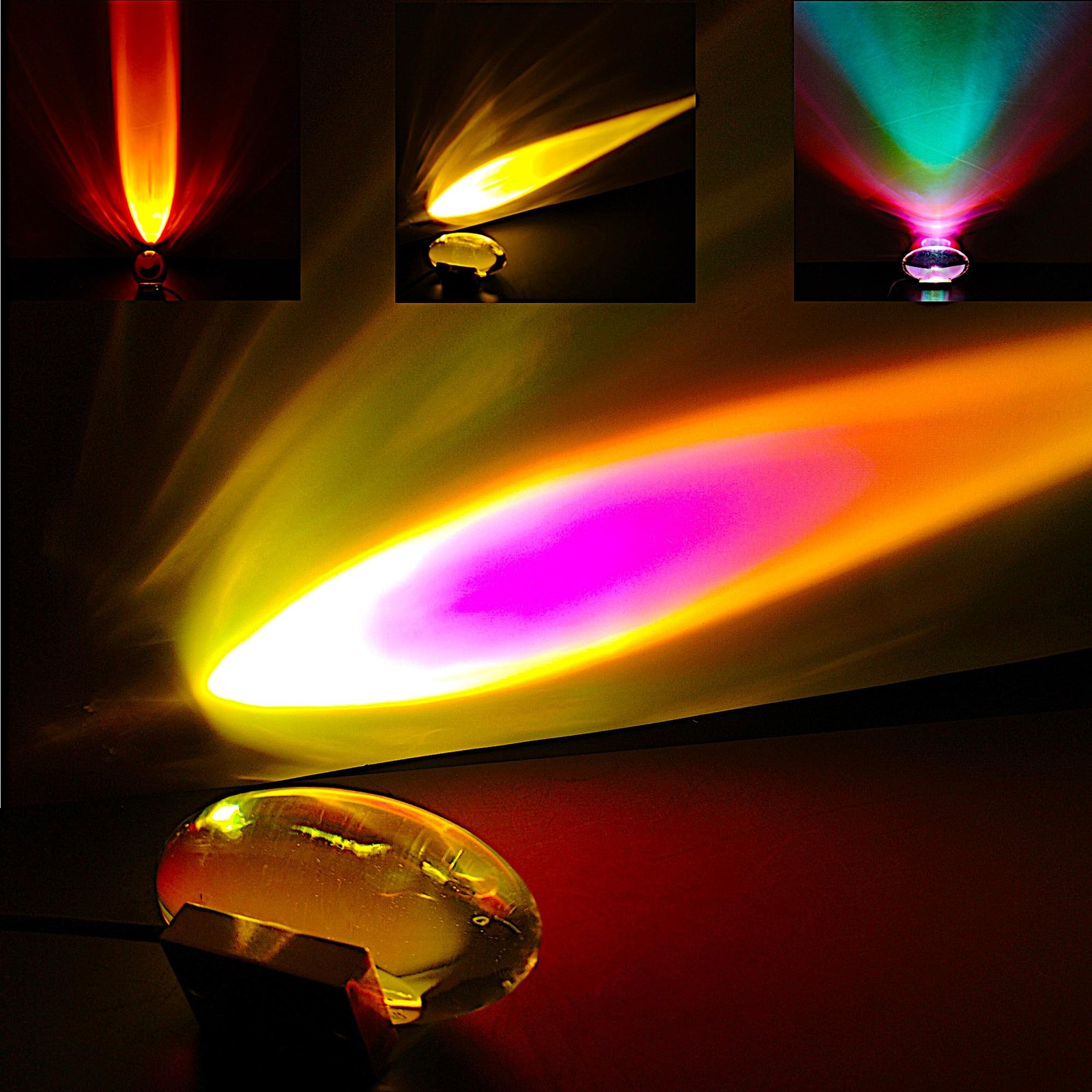 Sunrise Aura Light Mood Lamp - Adjustable Angel Eyes LED Projector Ambient Ni gallery