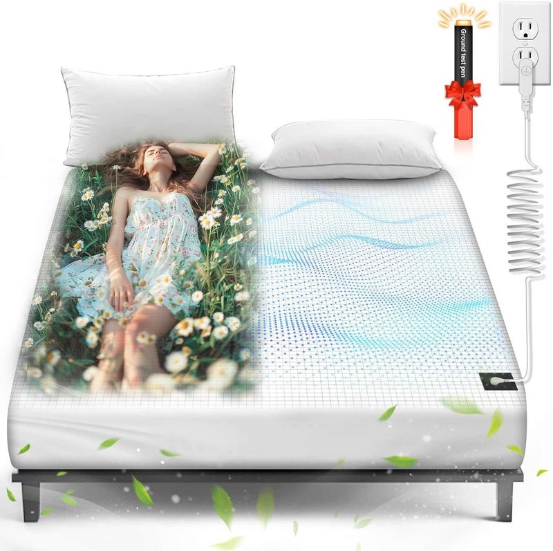 Grounding Sheet Fitted Earthing Bedsheet 5% Silver Fiber 95% Cotton w/ Tester gallery