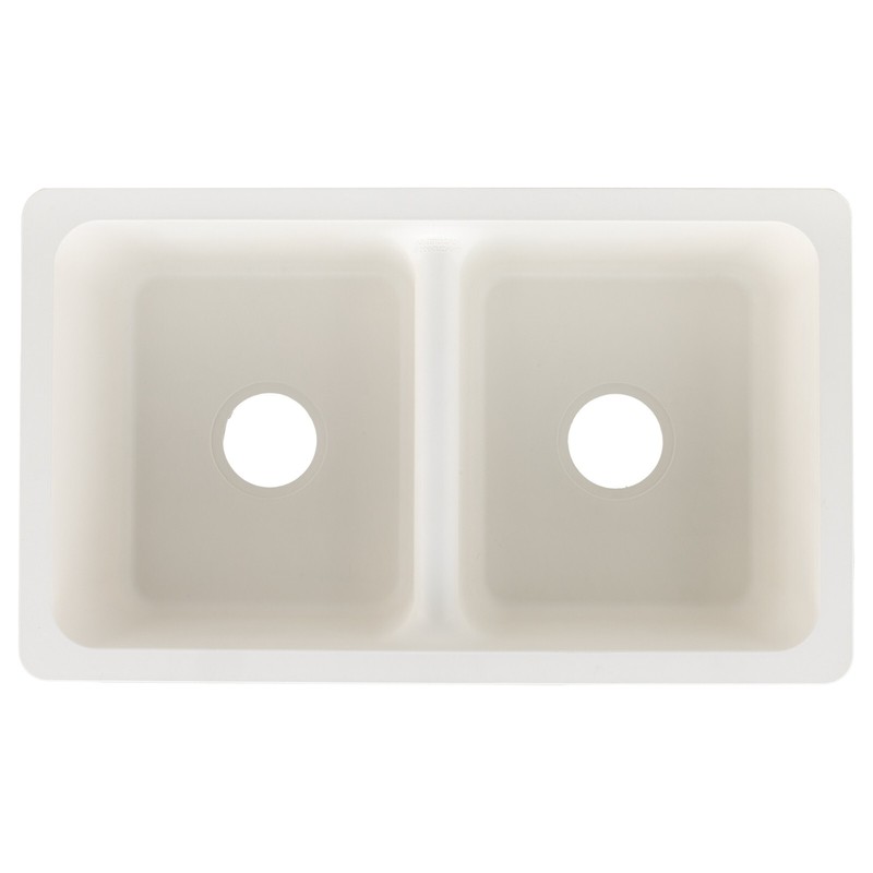 RecPro RV 27" X 16" Double Basin Undermount Kitchen Sink | Stonecase Material gallery