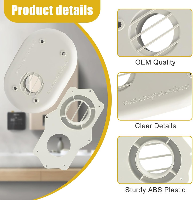 SP20285 Horizontal Vent Termination Kit with Screws for Tankless Gas Water Heate gallery