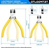 1/2 PCS Wire Cutters Side cutter Cable 6/5" Heavy Duty Cutting pliers Carbide gallery