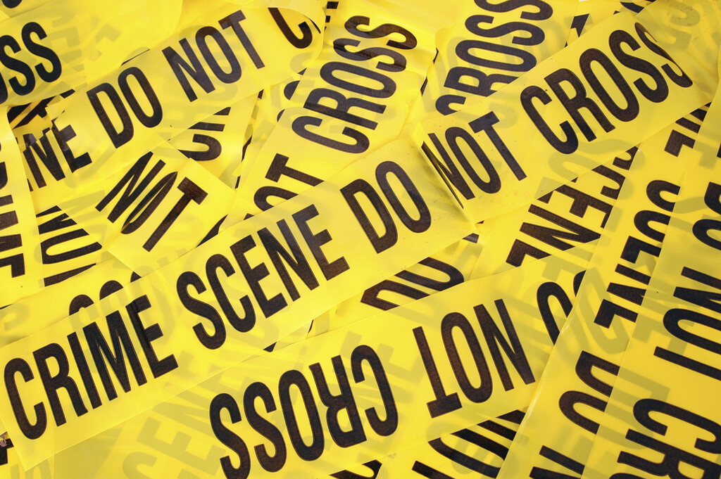 REAL "CRIME SCENE DO NOT CROSS" 5-50FT TAPE 3" WIDE CSI FBI POLICE SHERIFFS gallery