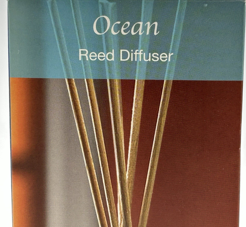 Reed Diffuser Ocean Scent 3 fl oz. 6 Reeds Jodhpuri Collections Beach Sea Clean gallery