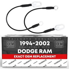 Tailgate Support Cable, Left & Right for Dodge Ram 1500, Ram 2500, Ram 3500.