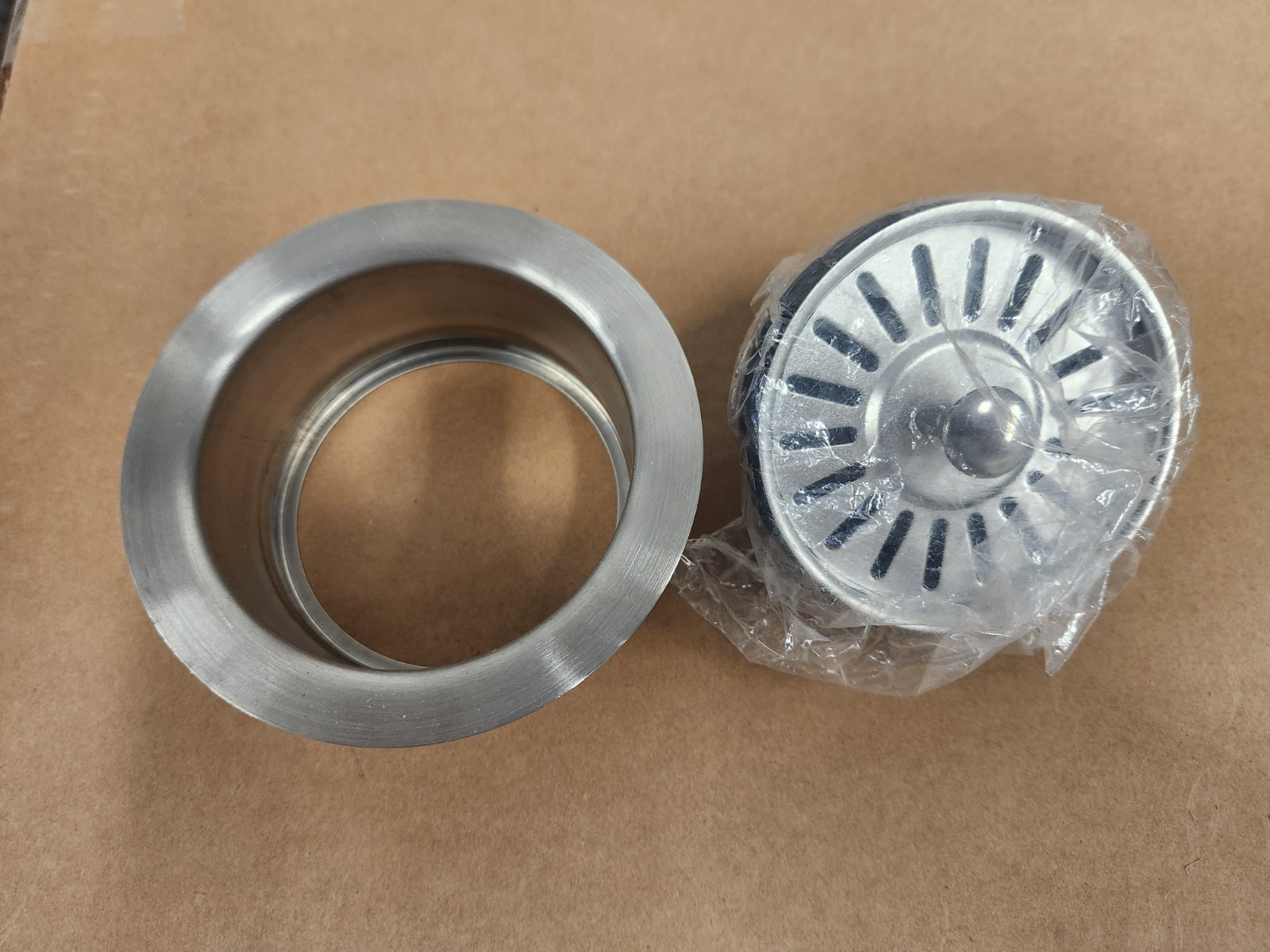 Generic (Unbranded) Sink Basket Strainer Assembly Stainless Steel gallery