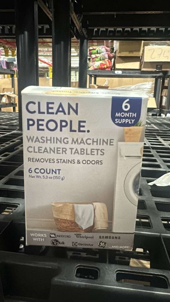 THE CLEAN PEOPLE Washing Machine Cleaner - Washer Machine Cleaner Tablets 3 PACK gallery