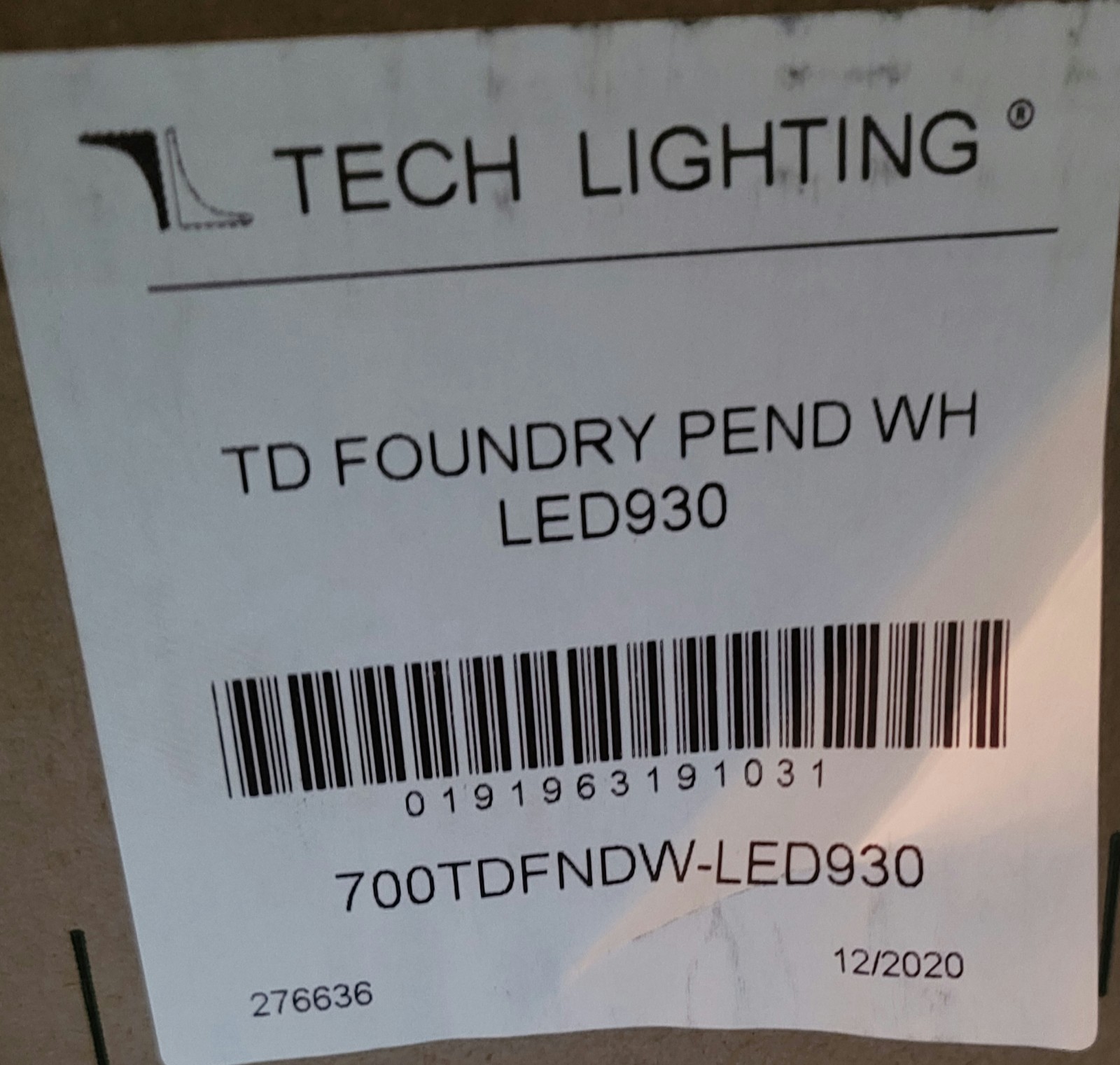 Foundry Pendant by Visual Comfort White Pendant Light Commercial/Residential gallery