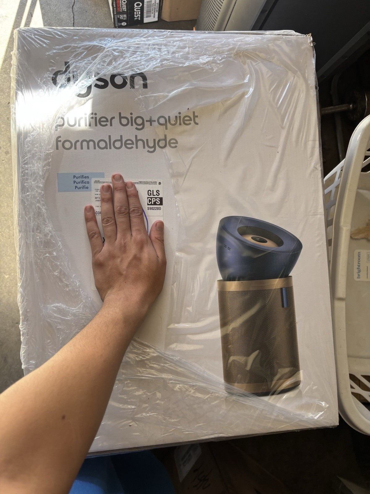 Dyson Purifier Big + Quiet Formaldehyde BP04 Prussian Blue/Gold gallery
