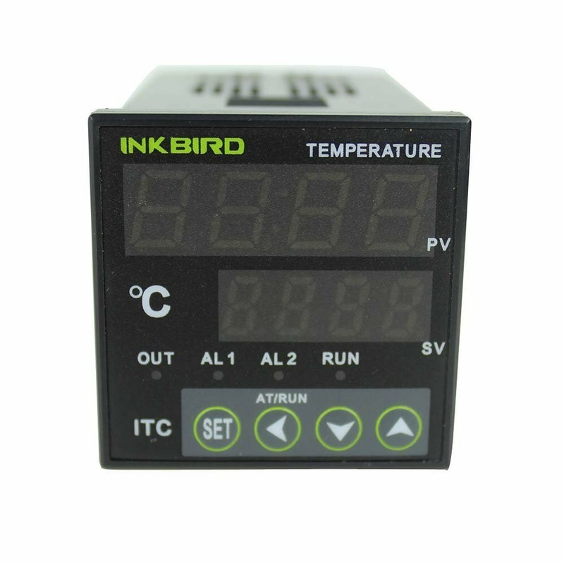 Inkbird Digital PID ON/OFF Temperature Controller ITC-100 Heat Cool AC/DC Fan UK gallery