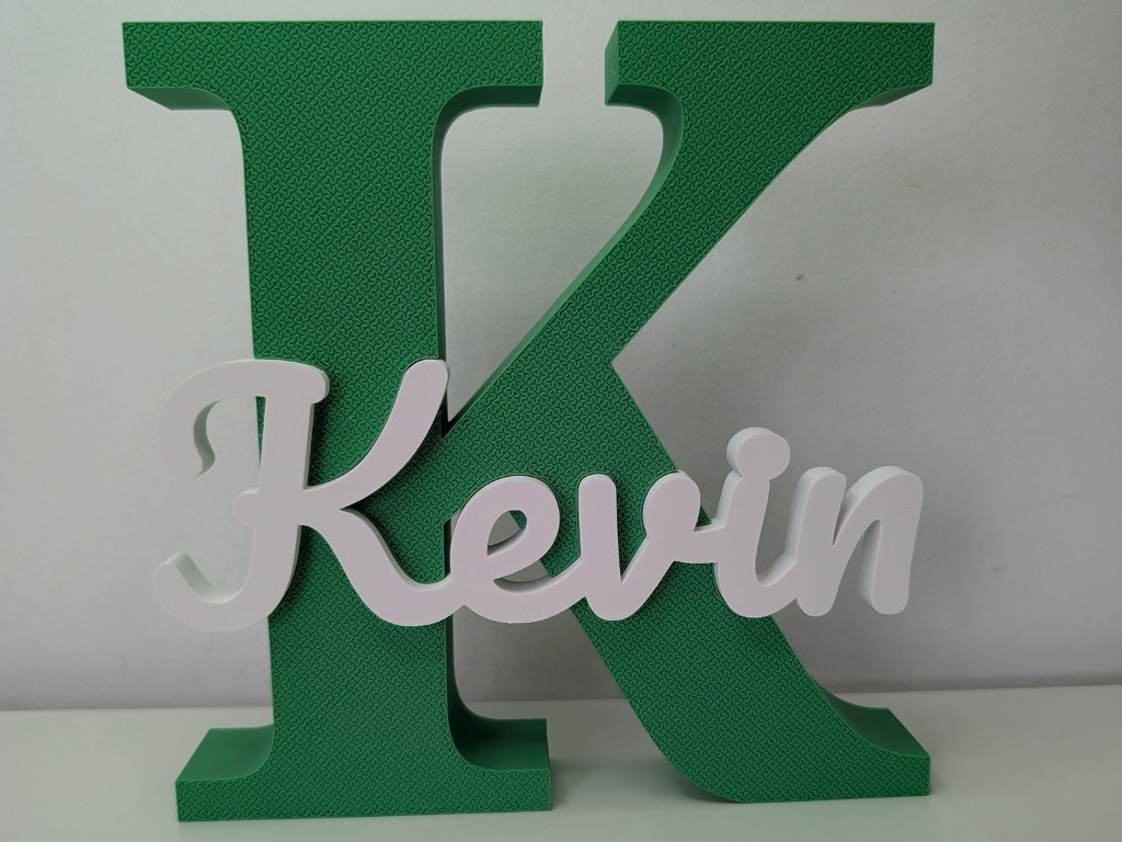 Custom Name Sign 3D Printed | Personalized Name DecorNursery, Wedding, Desk Sign gallery