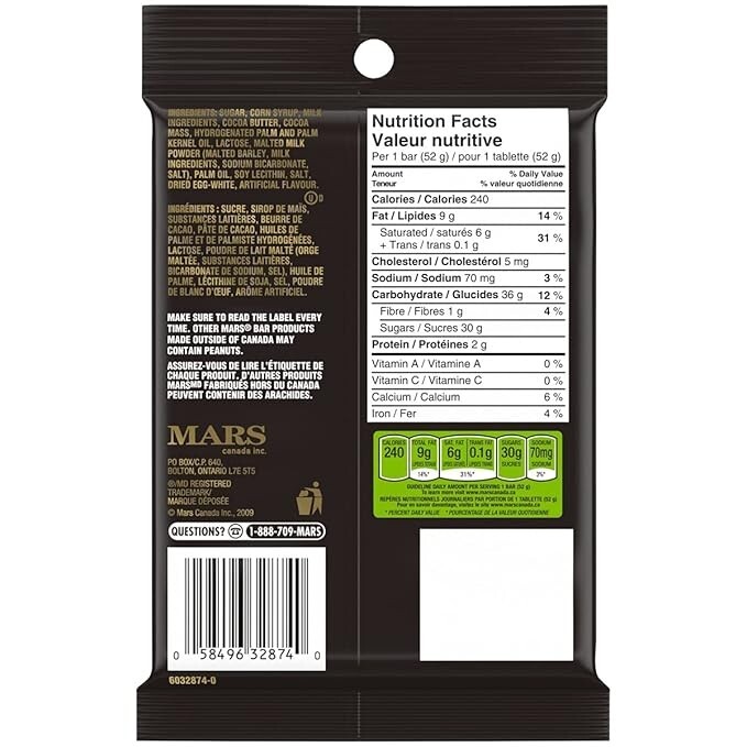 Mars Chocolate Bars 4 Full Size Bars exp 09/2025 gallery