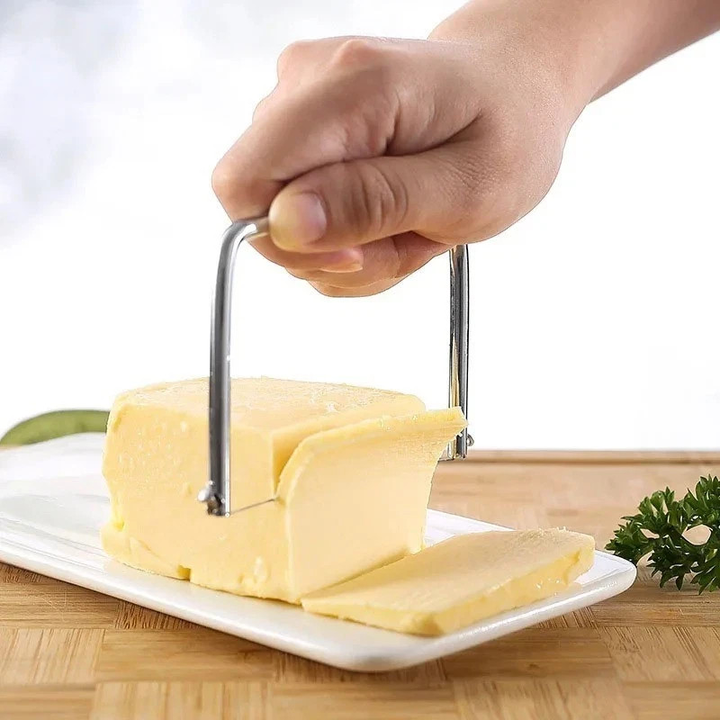 Stainless Steel Cheese Slicer Butter Cutter Kitchen Tool gallery