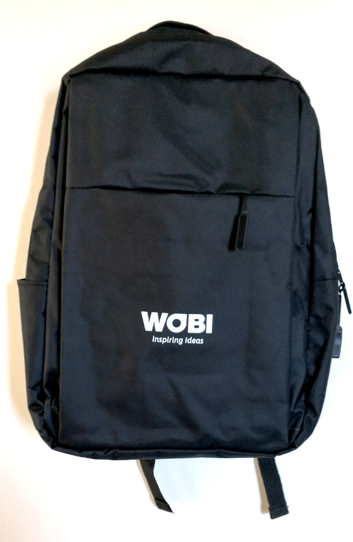 WOBI Inspiring Ideas Black Lightweight Backpack