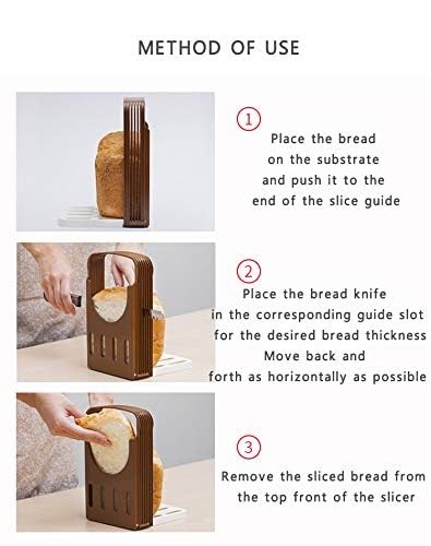 Foldable Compact Bread Slicing Guide - Bake Slicer Cutter for Homemade Bread gallery