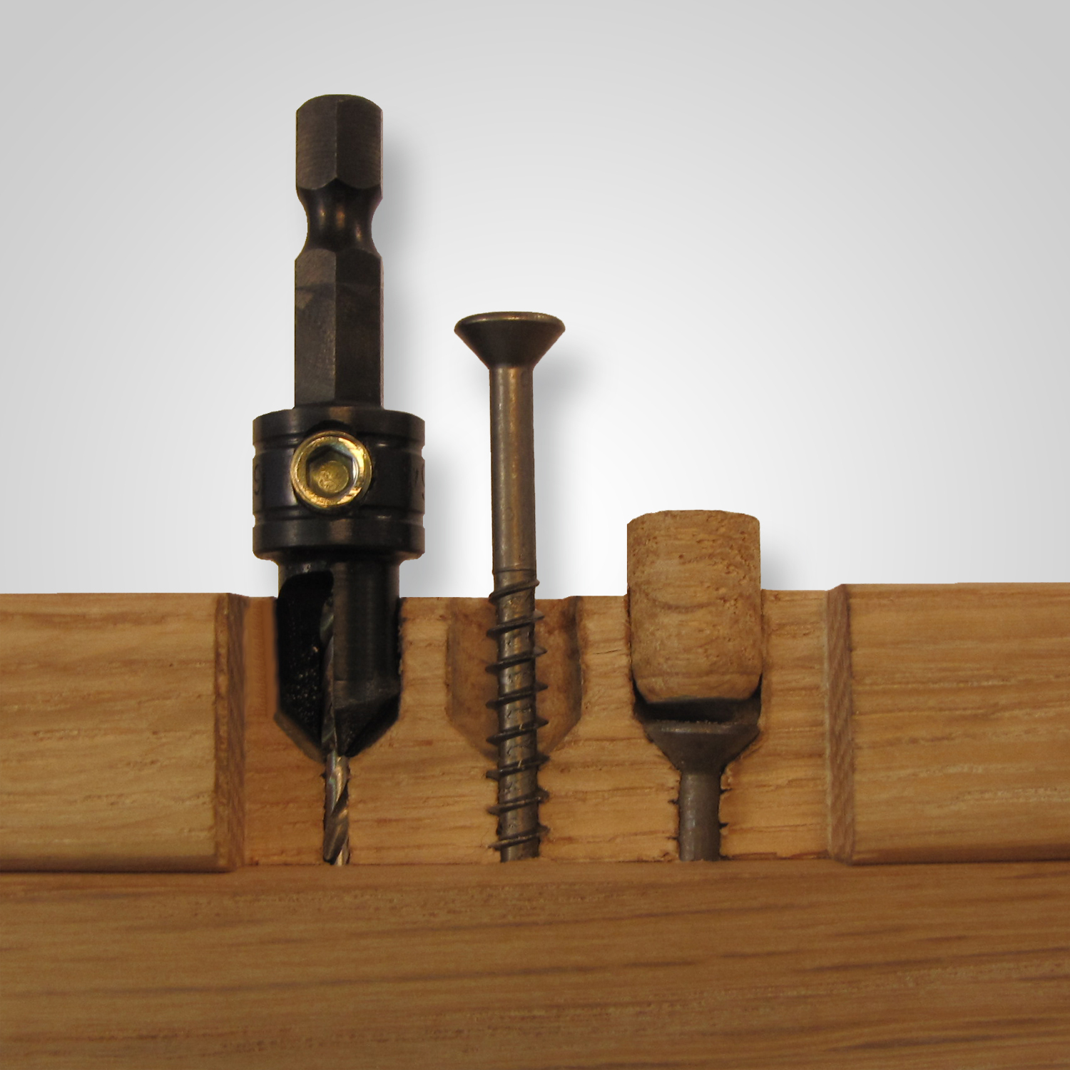 Snappy 5pc Countersink Drill Bit Set MADE IN USA Large Set Screw Quick Change gallery