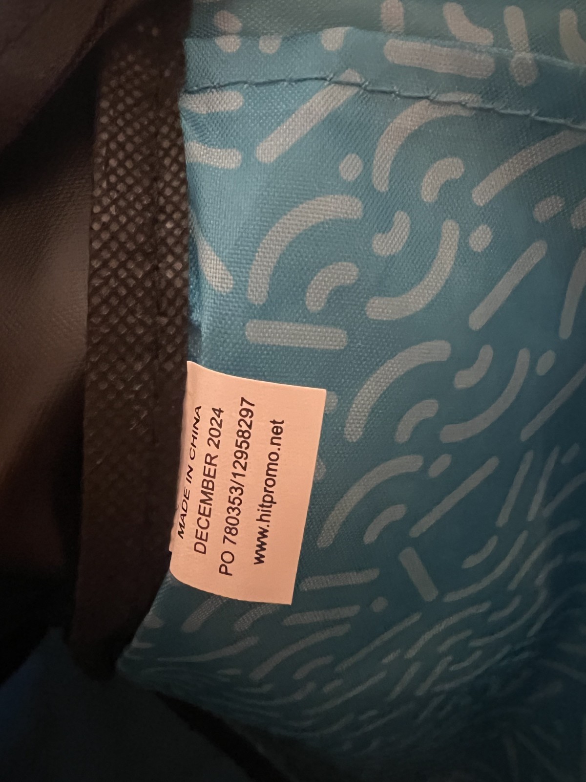 IMS San Francisco Black Blue Backpack New 5