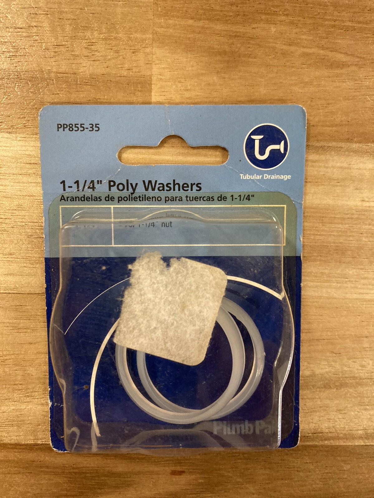 Keeney PP855-35 Polyethylene White Slip Joint Washer 1-1/4 to 1-1/4 in. gallery
