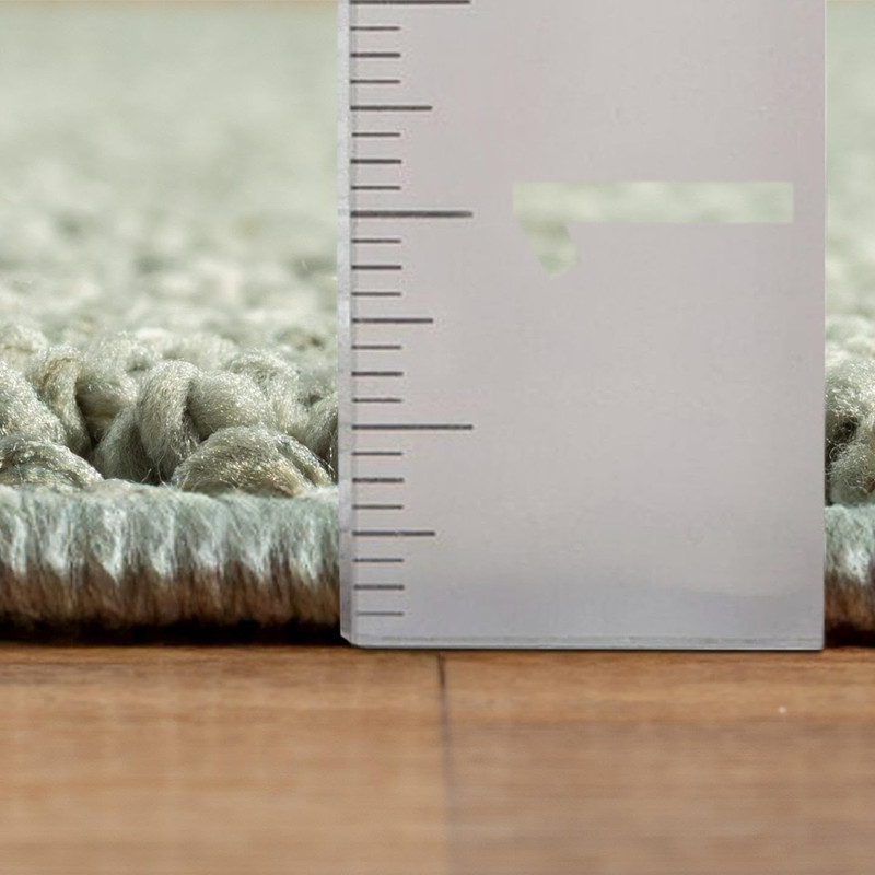 Solid Machine Woven Green 8X10 Area Rug, Indoor Stain-Resistant Carpet gallery