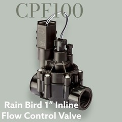 Rainbird 1″ In Line Valve Flow Control CPF100 Sprinkler Irrigation 1 in Female