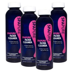 SpaPure Filter Cleaner 4 Pack Improve Filtration & Circulation in Spas & Hot Tub