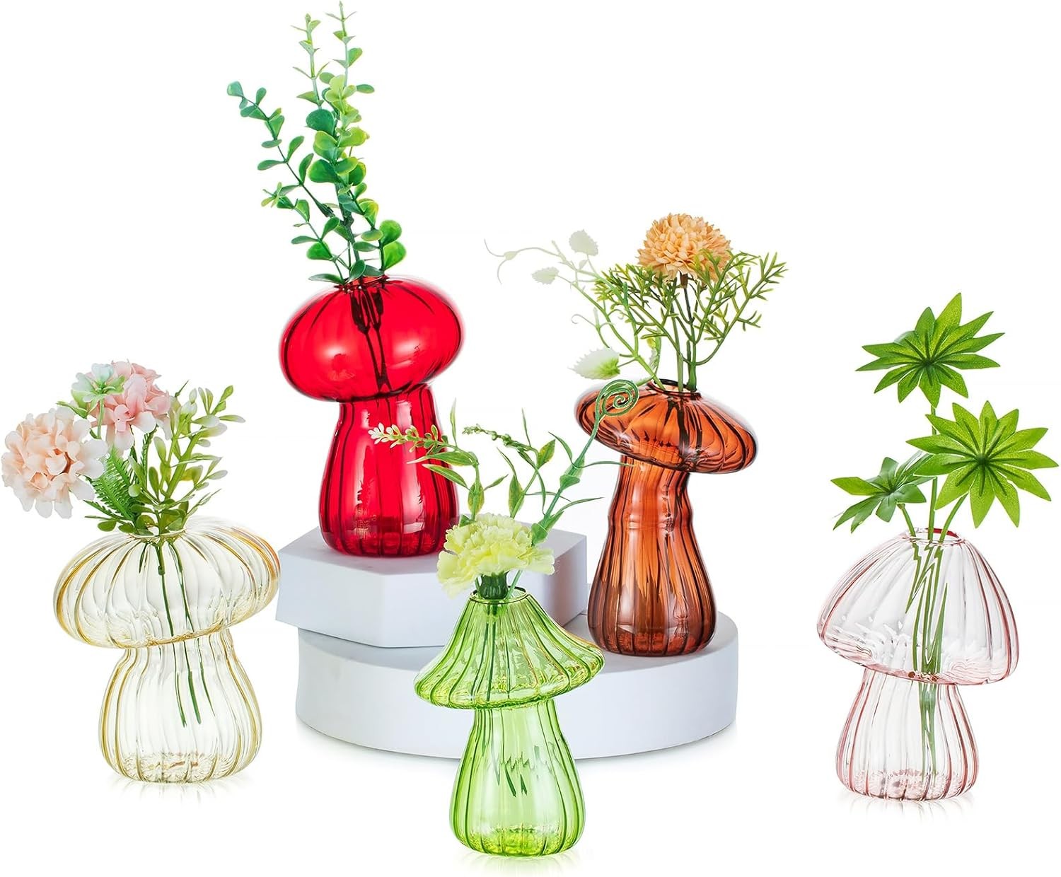 Mushroom Plant Propagation Stations: Cute Glass Terrarium Jar Propagation Vase gallery