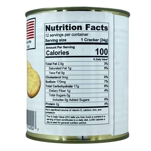 Future Essentials Pilot Bread Survival Crackers, 12-Pack, 30-Year Shelf Life gallery