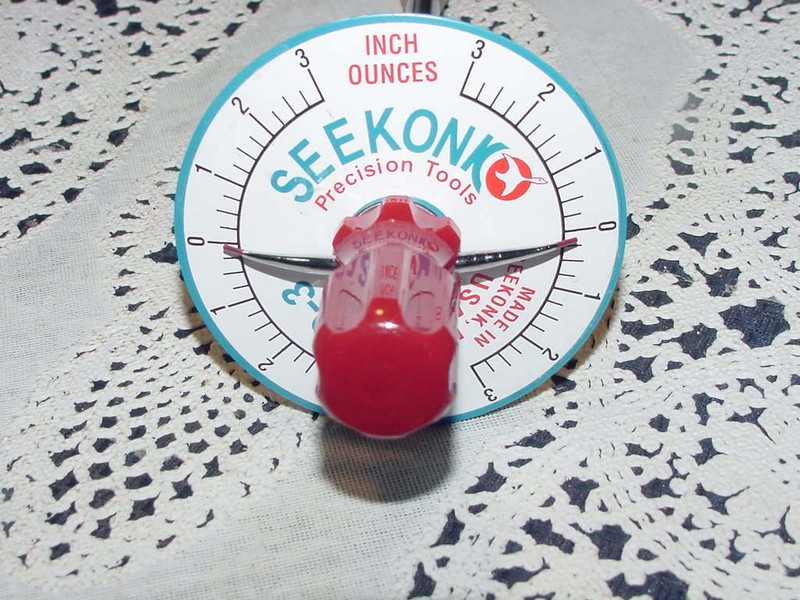 Seekonk SO-3 Torque Screwdriver Range 0-3 Inch Ounces +/- 3%, w/Certificate Used gallery