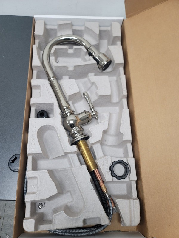 Kohler K-99261-SN Artifacts 1.5 GPM Pull-Down Kitchen Faucet, Polished Nickel gallery