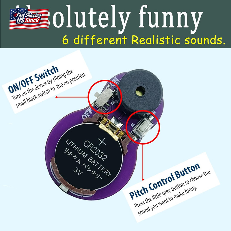 Cricketprank - Cricket Noise Maker Prank (3 PCS), Beeping Several Months, Hidden gallery