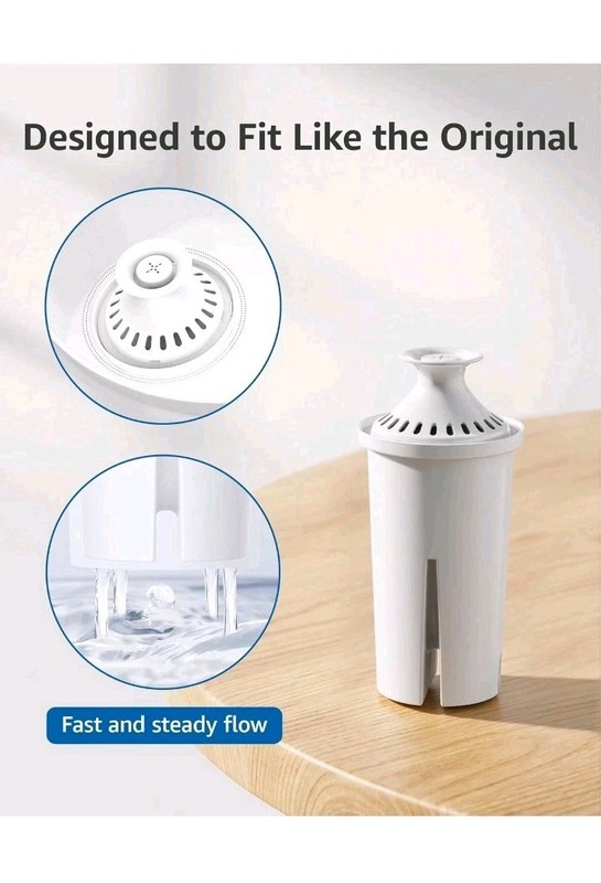 FilterLogic Pitcher Water Filter, Replacement for Brita® Classic (6 packs) gallery