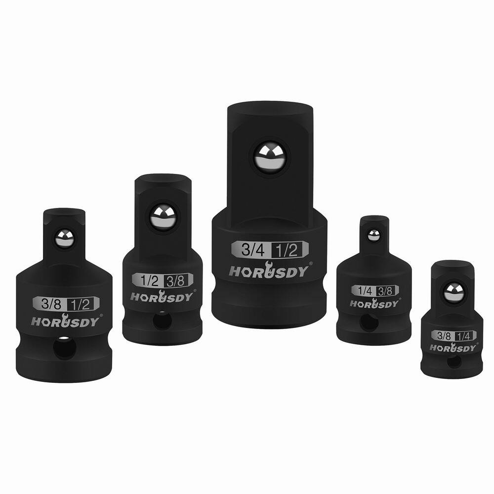 5pcs 3/8" 1/4" 1/2" Drive Ratchet Socket Adapter Reducer Air Impact DIY Set gallery
