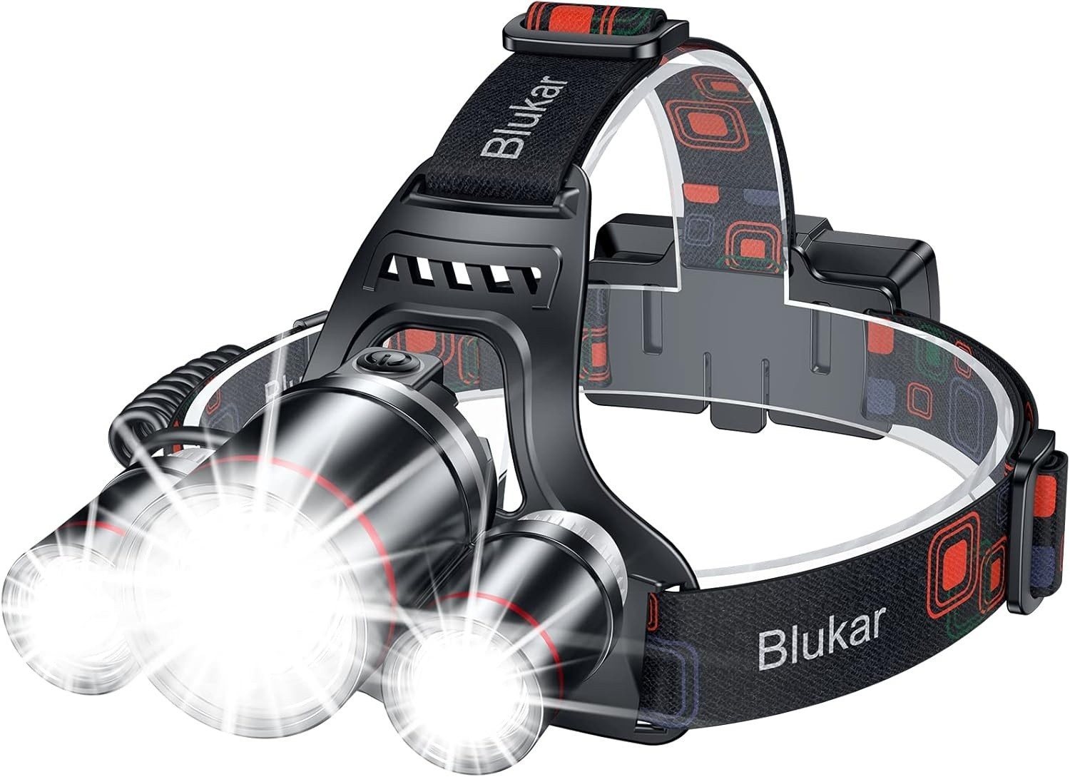 Rechargeable LED Headlamp 1080LM LUMINUS Tactical Hunting Fishing Red gallery