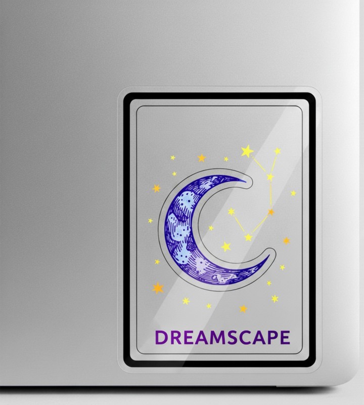 Transparent (clear) Custom stickers - Your Logo, Text, Name, 1-5 inch, Qty 100 gallery