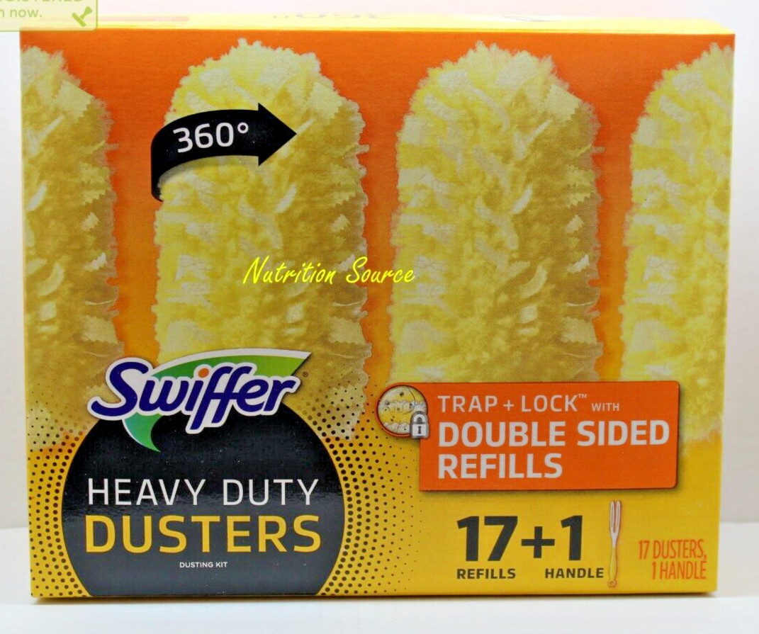 Swiffer Duster 360° Heavy Duty Dusting Kit, 1 Handle + 17 Refills gallery