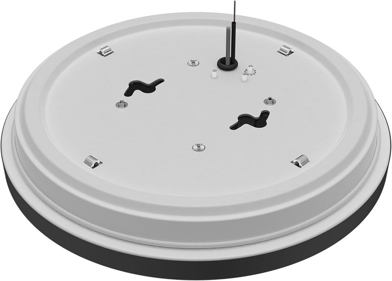 DYMOND 10''Matte Black LED Ceiling Light Flush (4000K Natural Daylight) gallery