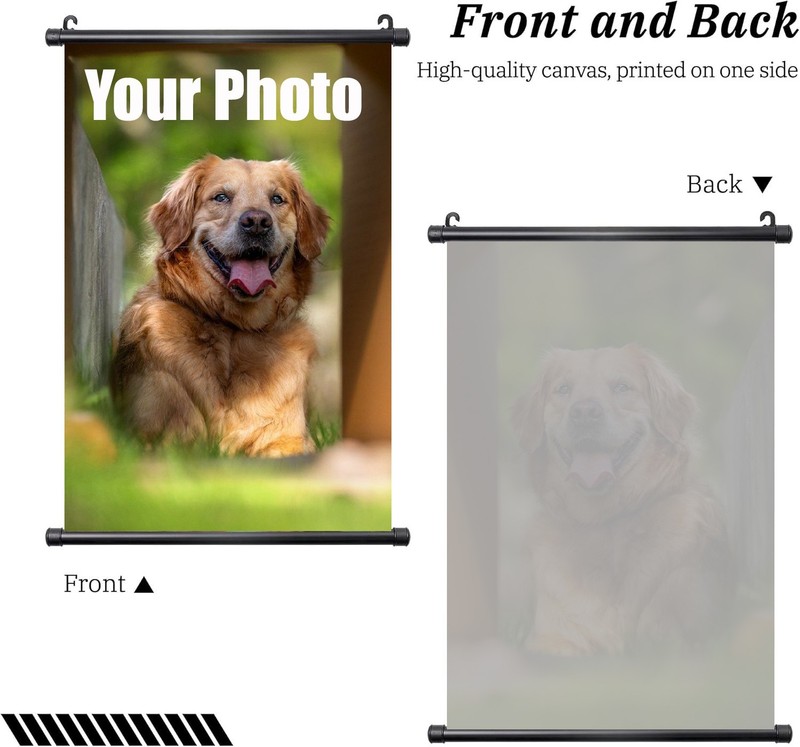 Custom Canvas Scroll Poster Personalized Customize Print Decor Wall 16 x24 inch gallery